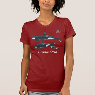 Orca Family T-shirt with scientific name