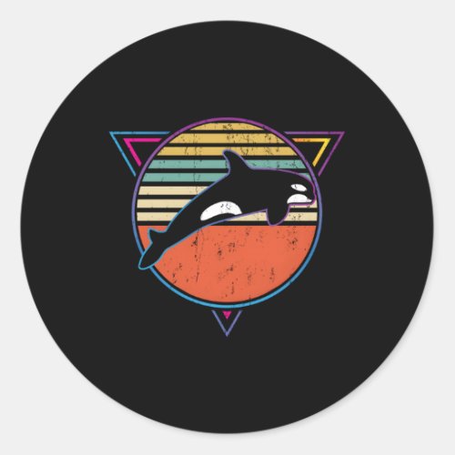 Orca For Er Whale Classic Round Sticker