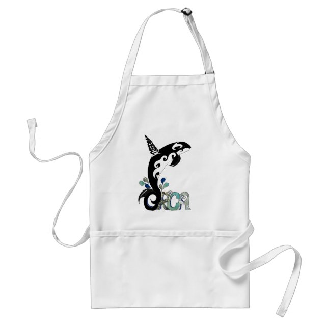 Orca Freedom Art Adult Apron (Front)