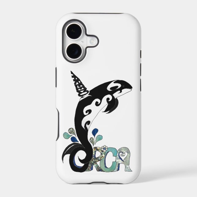 Orca Freedom Art Case-Mate iPhone Case (Back)