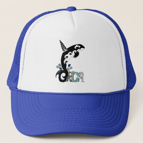 Orca Freedom Art Trucker Hat
