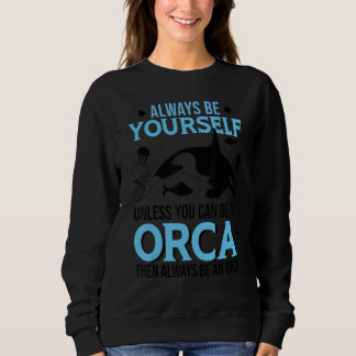 Orca Graphic For Women Men Kids Whale 12 Sweatshirt