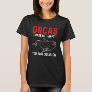 Orca Graphic For Women Men Kids Whale 8 T-Shirt