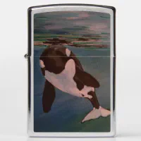 Orca Greetings Zippo Lighter | Zazzle