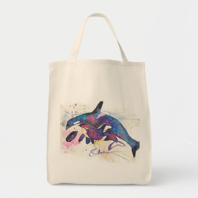 Orca Grocery Tote (Front)