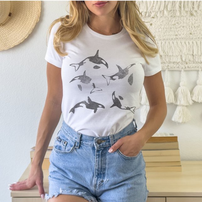 Orca Grunge Aesthetic T-Shirt (Creator Uploaded)