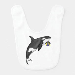 Orca Handball player Handball Baby Bib