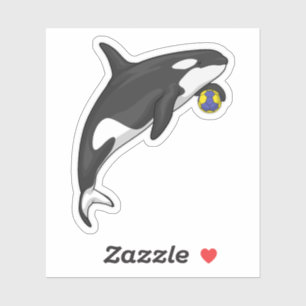 Orca Handball player Handball Sticker