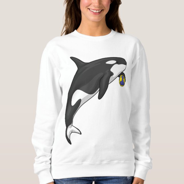 Orca Handball player Handball Sweatshirt (Front)