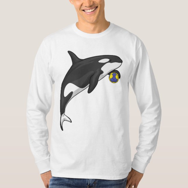 Orca Handball player Handball T-Shirt (Front)