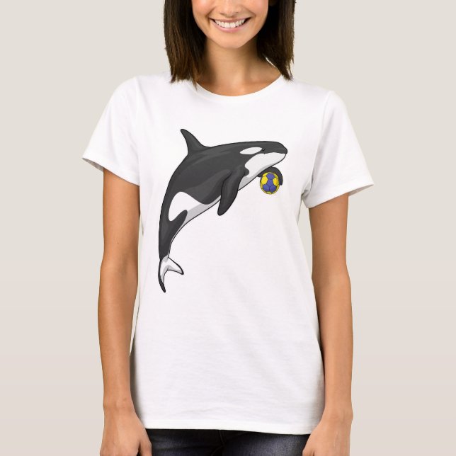 Orca Handball player Handball T-Shirt (Front)