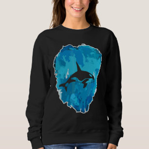 Orca In An Ice Block For Eternity Sweatshirt