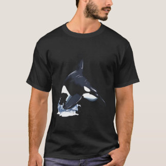Orca Jumps Out Of The Water Er Whale Sword Whale O T-Shirt