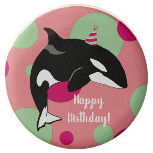 Orca Killer Whale birthday Chocolate Covered Oreo