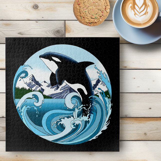 Orca Killer Whale Blue Ocean  Jigsaw Puzzle (Creator Uploaded)