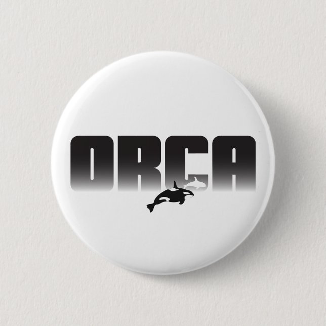 Orca Killer Whale Button (Front)