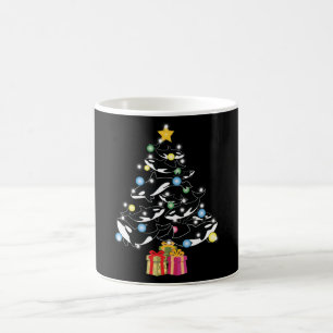 Orca Killer Whale & Christmas Tree Coffee Mug
