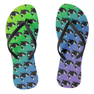 Orca Killer Whale Flip Flops