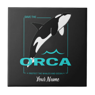 Orca Killer Whale for a girl who just loves Orcas Ceramic Tile