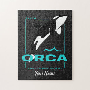 Orca Killer Whale for a girl who just loves Orcas Jigsaw Puzzle