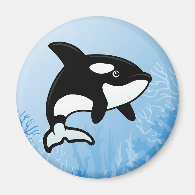 Orca / Killer Whale Magnet (Front)