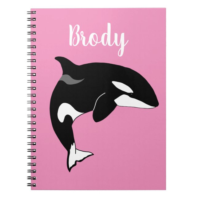 Orca Killer Whale  Notebook (Front)