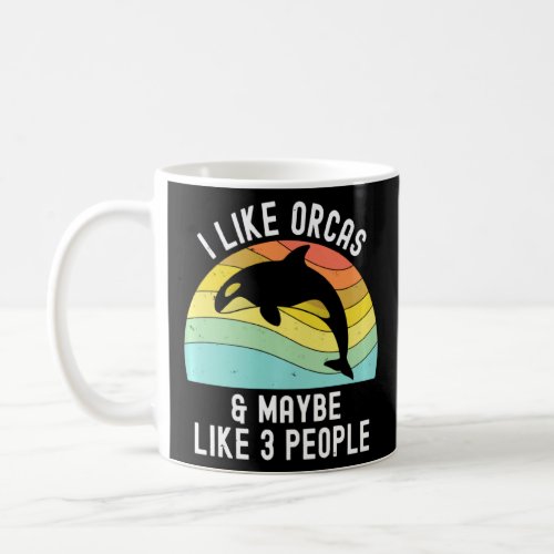 Orca Killer Whale Ocean Sea Vintage Marine Life Re Coffee Mug