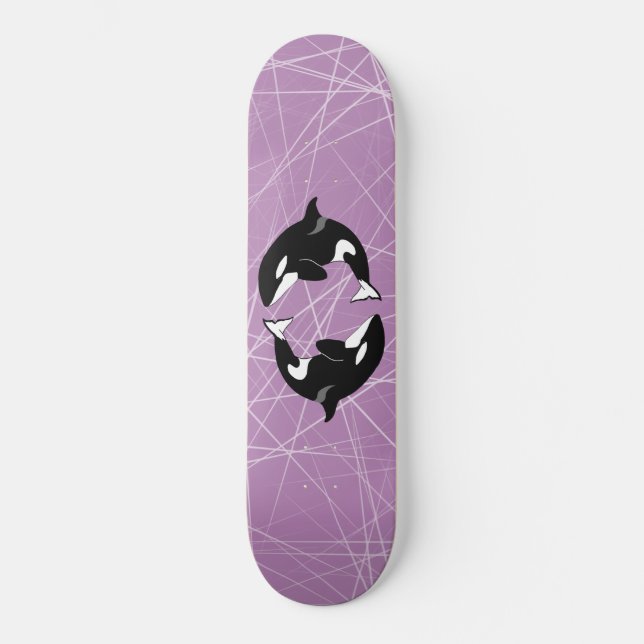 Orca Killer Whale Skateboard (Front)
