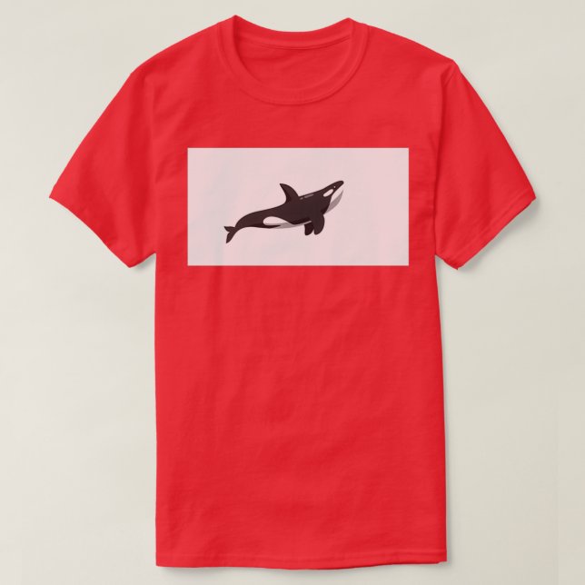 Orca Killer Whale Sticker 1 T-Shirt (Design Front)