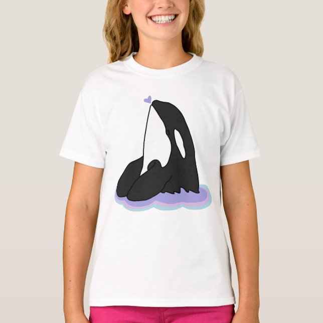 Orca Killer Whale  T-Shirt (Front)