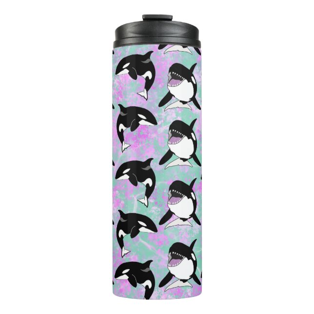 Orca Killer Whale  Thermal Tumbler (Front)