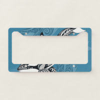 Orca Killer Whale Tlingit Indigo Blue ink