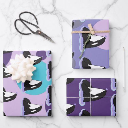 Orca Killer Whale  Wrapping Paper Sheets