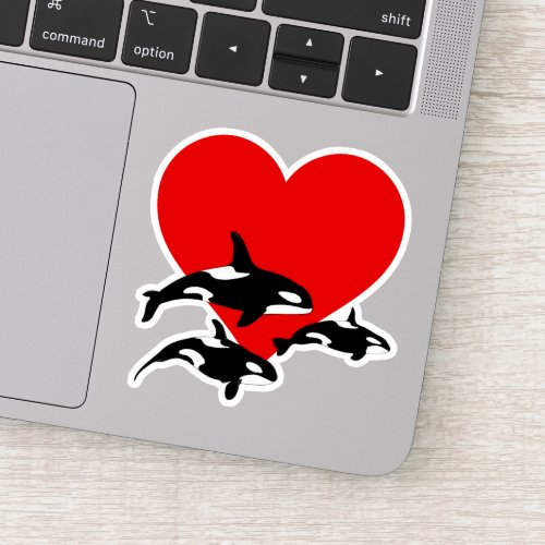 Orca Killer Whales Whale Lover Sticker