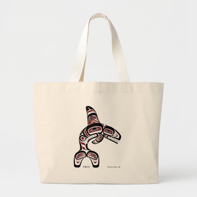orca large tote bag (Front)