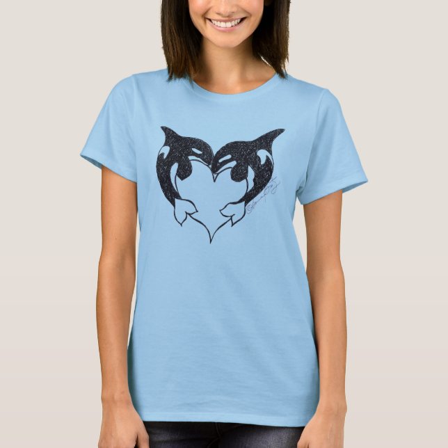 Orca Love Ladies T T-Shirt (Front)