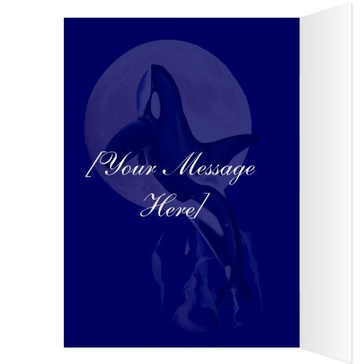 Orca Moon Card (Inside (Left))