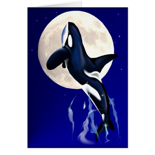 Orca Moon Card (Front)
