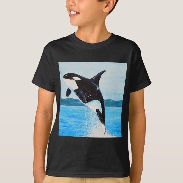 Orca Painting T-Shirt (Front)
