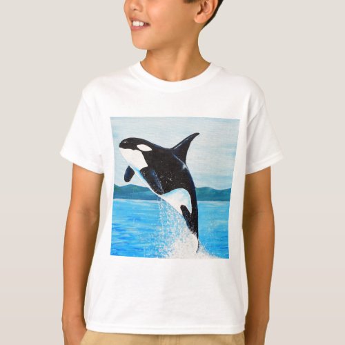 Orca Painting T_Shirt