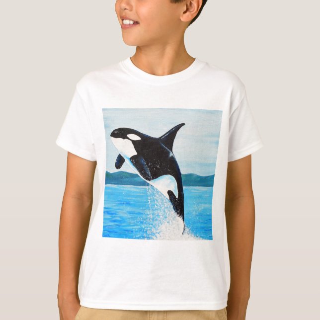 Orca Painting T-Shirt (Front)