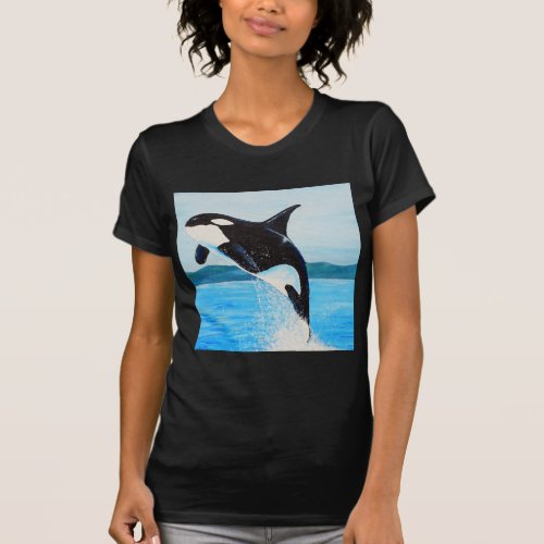 Orca Painting T_Shirt