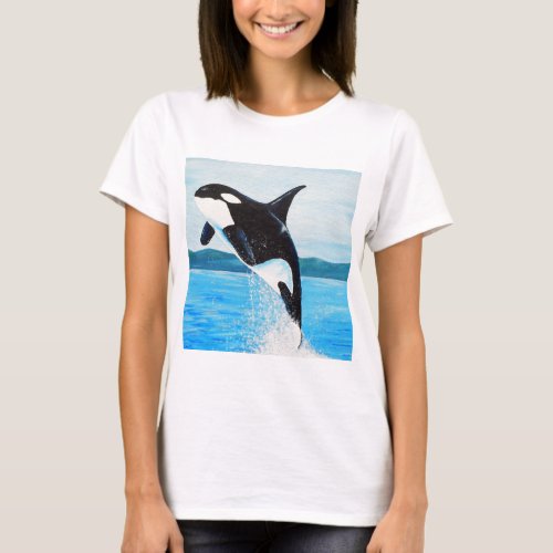 Orca Painting T_Shirt