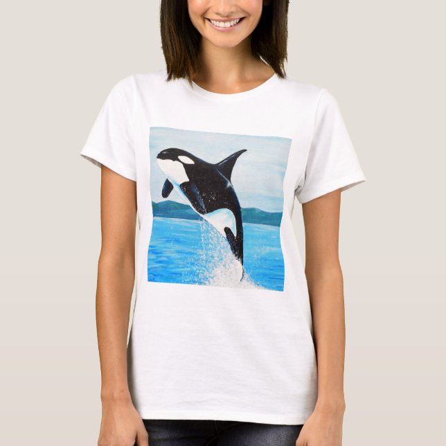 Orca Painting T-Shirt (Front)