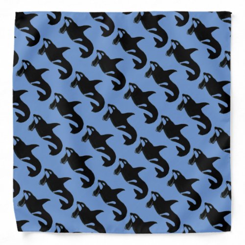 Orca Pattern Bandana