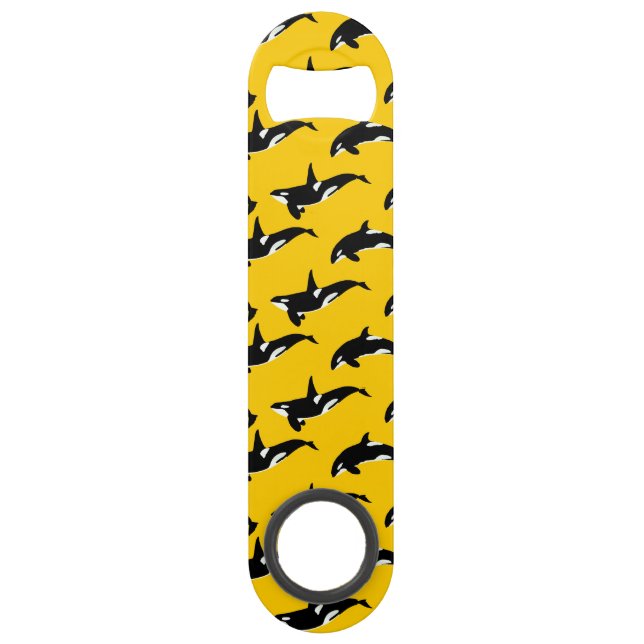 Orca Pattern: Yellow Bar Key (Front)