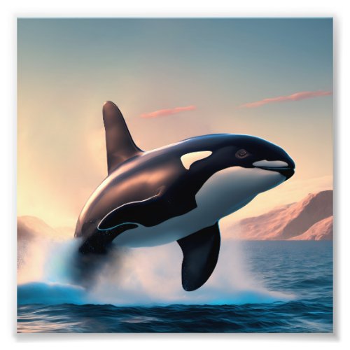 Orca Photo Print