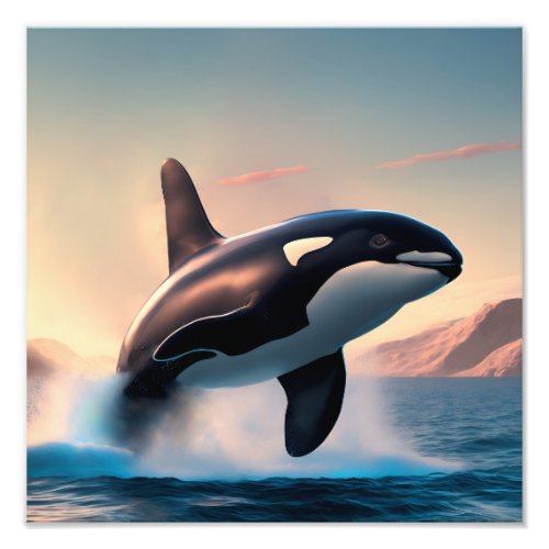 Orca Photo Print