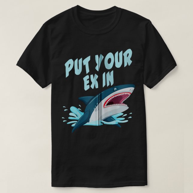Orca Plush Shark Tee Shark Tee Women Shark Mouth Z (Design Front)