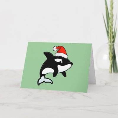 Orca Santa Holiday Card